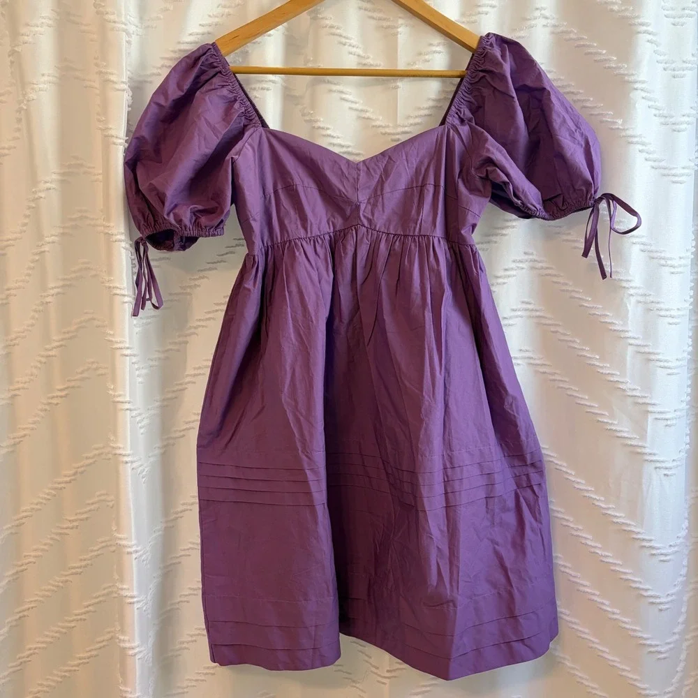 english factory purple dress English Factory